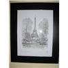 Image 1 : French print of Paris Eiffel Tower with frame
