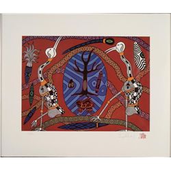 Biggibilla Signed Art Print Aboriginal Artist Australia