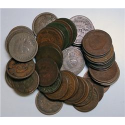 50 1882 Indian pennys  avg Good nice color-- GS good bid = $3 each