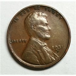 1931S Lincoln penny  VF