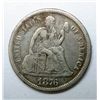 Image 1 : 1876CC dime  VF