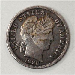1898O Barber dime  F/VF  VF GS bid = $120