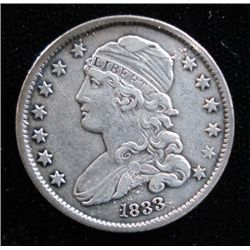 1833 quarter  VF25
