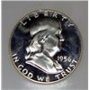Image 2 : 1956 Franklin half $  PCIPR68 DEEP CAMEO  RARE in this grade