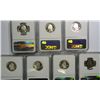 Image 2 : Set of 5 1999S silver quarters NGC PF69 Ultra CAMEO