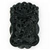 Chinese Handcarved Vintage Black Jade Dragon (ANT-1875)