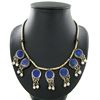 265ct Vintage Tibet Lapis Nickel Necklace (ANT-1571)