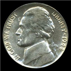 1944 Jefferson Nickel Graded AU58 (COI-4409)