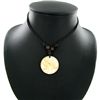 Tibet Handfcarved Bone Pendant Choker Necklace (ANT-1331)