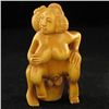 Handcarved Chinese Boxwood Kamasutra Netsuke (ANT-1786)