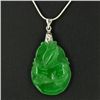 25ct Green Jade Cobra Pendant (JEW-3617)