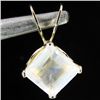 Image 1 : 1.50twc Moonstone 14k Gold Pendant (JEW-2926)