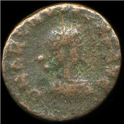 300AD Roman Bronze Coin Higher Grade (COI-9619)