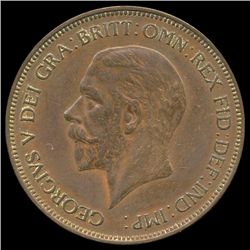 1935 British Geo V 1p AU (COI-8939)