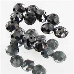 1.2ct Jet Black Bead Diamond Drilled  (GEM-39057)