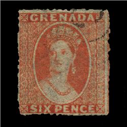 1873 Grenada 6p Postage Stamp Nice (STM-0599)