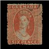 Image 1 : 1873 Grenada 6p Postage Stamp Nice (STM-0599)