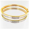 63.4twc Lab Diamond Gold Vermeil Bracelet (JEW-3536)