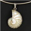 Image 1 : 22twc Sterling Shell Pendant (JEW-3636)