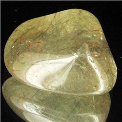 46.55ct Tourmaline Rutilated Quartz Freeform Cabochon (GEM-33898)