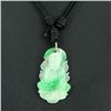 35ct Green Jade Buddha Pendant Necklace (JEW-3584)