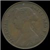 1861 Victoria Halfpenny Hi Grade (COI-7125)