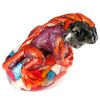 769ct Iguana Figure Statue Fancy Sapphire & Topaz (GEM-22374)