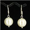 White South Sea Pearl Earrings (JEW-3507)