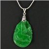 25ct Green Jade Cobra Pendant (JEW-3616)