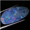 4.4ct Australian Black Opal Doublet Full Fire (GEM-36535)