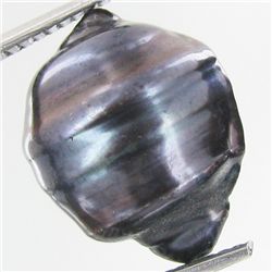 10.56ct Baroque Peacock Black South Sea Saltwater Pearl (GEM-33243)