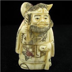 Handcarved Bone Chinese Netsuke (CLB-915)
