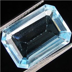6.95ct Blue Topaz Octagon (GEM-38973)