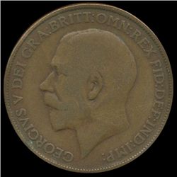 1912 Britain 1p F/VF ERROR (COI-8888)