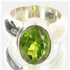 Image 1 : 72.59twc Peridot Sterling Ring (JEW-2820)