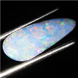 3.75ct Australian Black Opal Doublet Full Fire (GEM-36300)