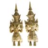 Image 3 : Male & Female Bronze Gilded Temple Guards (CLB-209)