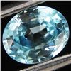 0.9ct Natural Blue Zircon Cambodia Oval (GEM-29472E)