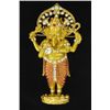 Tibet Gold Plated Ganesh Pin (ANT-1299)