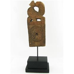 Antique Hand Carved Silk Thread Pulley (ANT-1919)