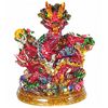 2,200.00ct. Sapphire & Topaz Dragon Figure Statue (GEM-9748)