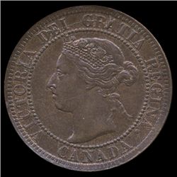 1895 Canada Cent Unc MS65+ Red BN (COI-7722)