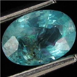 0.99ct Blue Green Natural Apatite Oval (GEM-39727)