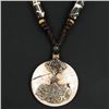 Image 1 : Tibet Shell Agate Bead Nickel Necklace (JEW-3175)