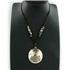 Image 2 : Tibet Shell Agate Bead Nickel Necklace (JEW-3175)