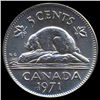 Image 2 : 1971 Canada 5c Hi Grade GEM Unc (COI-7937)