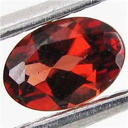 0.5ct Natural Red Mozambique Garnet Oval (GEM-33425C)
