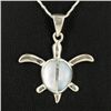 Image 1 : 32twc MOP Sterling Sea Turtle Necklace (JEW-3639)
