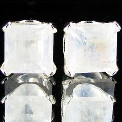 5.37twc Moonstone Sterling Earrings (JEW-2649)