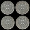 1966D/F Germany 1 Mark Hi Grade Scarce 4 Pcs (COI-8170)